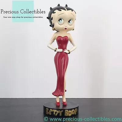 Extremely Rare! Vintage Betty Boop In A Red Dress Statue. • $841.89
