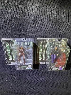 2003 McFarlane Toys The Matrix Series 2 Morpheus Figure Spawn.com And Niobe • $200