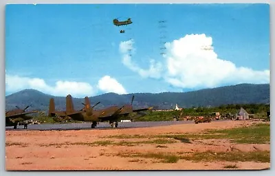 An-Khe Airfield 1st Cav. Airmobile Air Force Vietnam Posted 1967 Postcard • $9.98