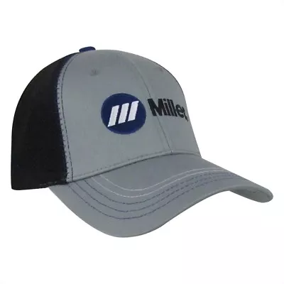 Miller Electric Welding Grey And Black Sport Mesh Back Cap • $24.99