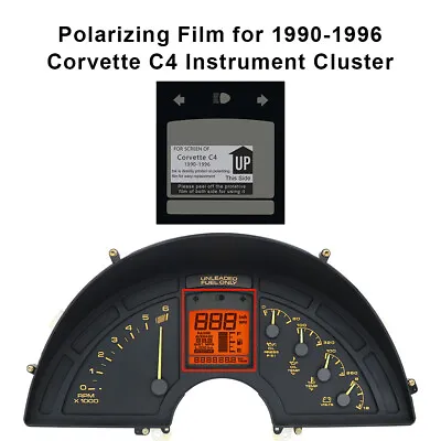 Polarizing Film For Corvette C4 1990-1996 Instrument Cluster B002 B020 • $39