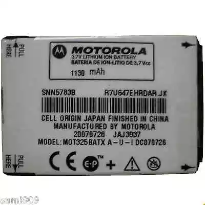 USED OEM SNN5783B Battery For Motorola Q Q9h C290 Deluxe IC902 V195 V197 V325 • $6.99