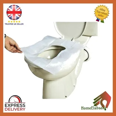 £2.69 • Buy Toilet Seat Covers Paper Flushable Disposable Camping Travel Hygienic 10 Pack