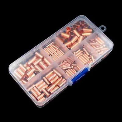 £7.58 • Buy 250pcs Copper Tube Butt Connectors Wire Ferrule Cable Crimp Terminal Kit GT1-6mm
