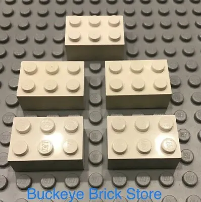 LEGO Lot Of 5 2x3 White Brick 75212 10189 10134 7679 10233 7470 7894 • $1.69