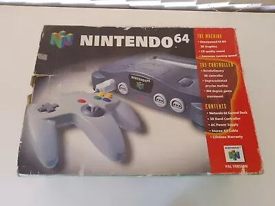 Boxed N64 Nintendo 64 Console + 10 Games + 4 Controllers + More Huge Bundle CIB • $479.99
