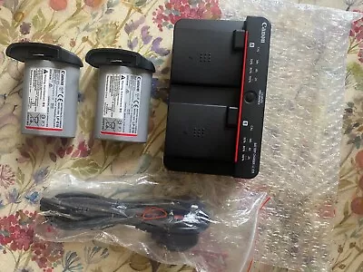 Genuine Canon: 2 X LP-E19 Batteries; 1 X LC-E19 Dual Charger • £200