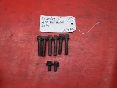 Ford Mustang 5.0 Gt Aode Automatic Transmission Bell Housing Bolt Bolts Set Oem • $25