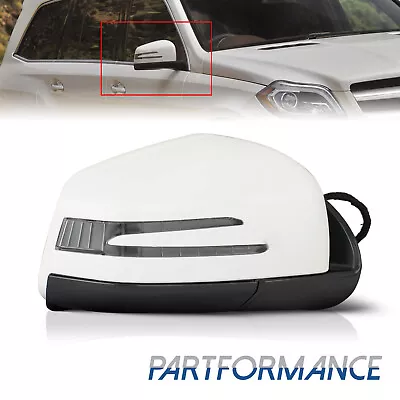 White Right Mirror Passenger Side For Mercedes Ml350 Class Gl450 Class 2011 2012 • $115.38