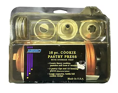 Mirro M-0358-22 Cookie Pastry Press Maker - 16 Piece - New • $29.99