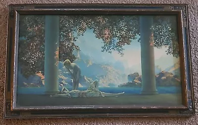 Original Maxfield Parrish  DAYBREAK  W/ Org Deco Frame House Of Art N.Y. • $365