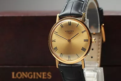 Vintage [Exc+5] Longines 1077 Cal.L847.3 17JEWELS Gold MT Men's Watch From JAPAN • $359.90
