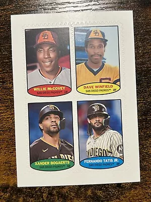 2023 Topps Heritage High Number 1974 Stamps San Diego Padres 74S-73747576 • $3