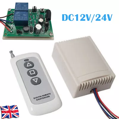 12V 24V Motor Linear Actuator Wireless Remote Controller Forward Reverse Control • £14.99