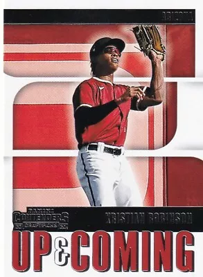 2020 Contenders Up & Coming Rc Kristian Robinson Diamondbacks Rookie B5722-1 • $2.97