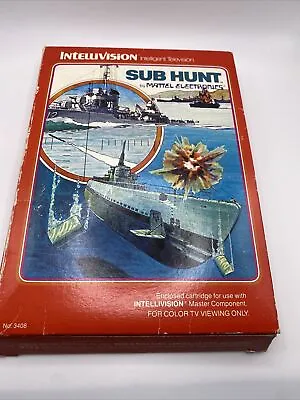 SUB HUNT Mattel Intellivision Game (Tested). • £9.99