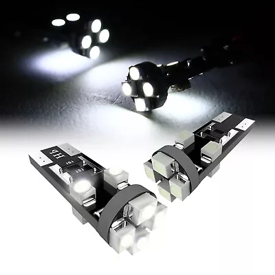 2Pc Set 8 Smd T10 Canbus Led Light Bulbs Super White Lamps 2825 2827 168 194 W5W • $10.99