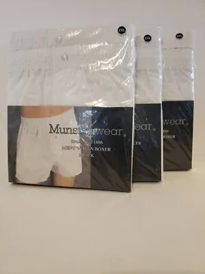 Munsingwear Woven Cotton Snap Fly Boxer Lot Of 3 Pkgs - 6 Pair Total Size 2xl  • $25