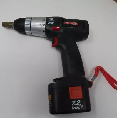 Sears Craftsman 7.2 Volt 3/8 In. Cordless Drill/Driver NO CHARGER 315.114500 • $22.50