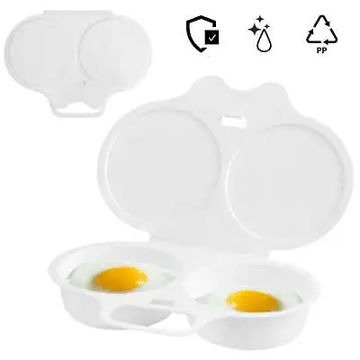 Microwave Egg Poacher Poached Egg Cooker Egg Maker Poached Egg Steamer Kitchen • $6.99