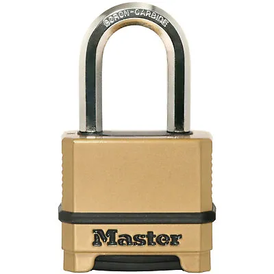 Master Lock M175EURDLF Excell™ 4-Digit Combination 50mm Padlock - 38mm Shackle • £24.04