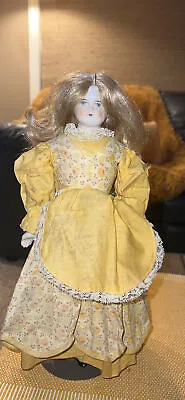 VINTAGE 15” Tall Composite & Cloth DOLL On Kaiser Mfg Chicago Stand • $6.99