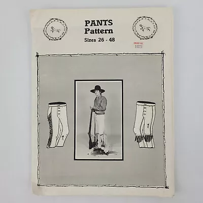 Vtg 1982 NW Traders Western Cowboy Pants Sizes 24-48 Historic Costume Pattern • $25.50