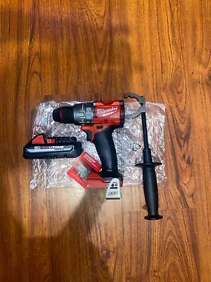 Milwaukee M18 Fuel Brushless 1/2  Hammer Drill (2904-20) & CP 3.0Ah High Output  • $118.50