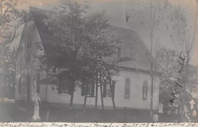 CHAPTICO MD ~ CHRIST CHURCH REAL PHOTO PC ~ Used Doane Cancel 1907 • $14.99