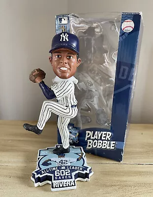 MARIANO RIVERA New York Yankees “602 Career Saves” MLB Record Bobblehead NIB! • $150