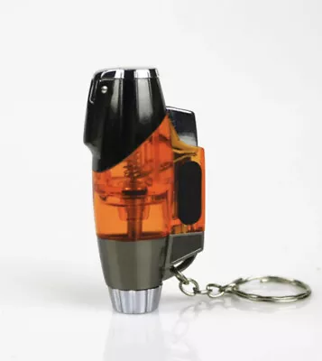 £7.99 • Buy 1 X WINDPROOF TURBO JET FLAME GAS REFILLABLE CIGARETTE LIGHTER Colour Change Org