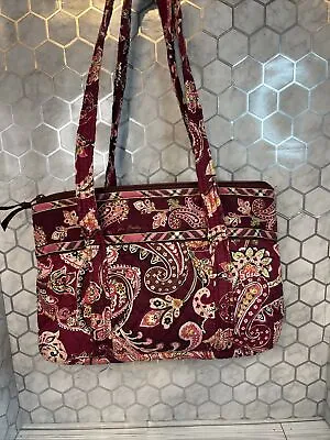 Vera Bradley Piccadilly Plum Shoulder Bag  2005 Retired • $10