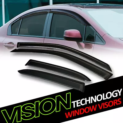 Rain/Wind Guard Smoke Tint Shade Deflector Window Visors For 99-03 Protege Sedan • $34
