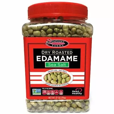 Seapoint Farms Sea Salt Dry Roasted Edamame Healthy Gluten-Free Snacks 27 Oz • $28.99