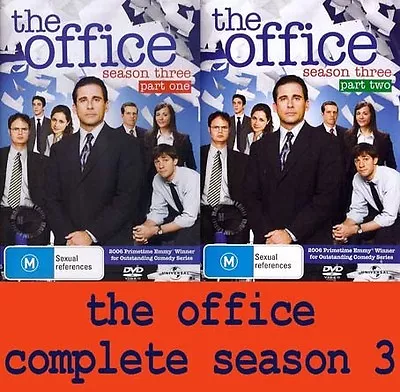 THE OFFICE US Series SEASON 3 : NEW DVD • $31.95