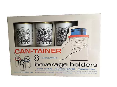 Vintage 8 SWC CAN-TAINER Insulating Beverage Holder Baylor/Texas/Rice/TCU/MORE! • $99