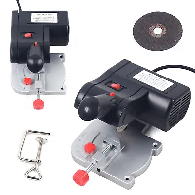 Mini Benchtop Cut-Off Miter Saw Crafts With 2 Blade 4500rpm Cutting Metal/Wood • $45