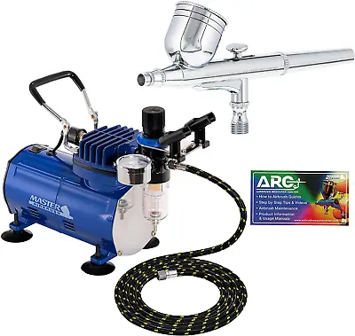 Master Airbrush Multi-Purpose Gravity Feed Dual-Action Airbrush Kit With 6 Foot  • $134.99