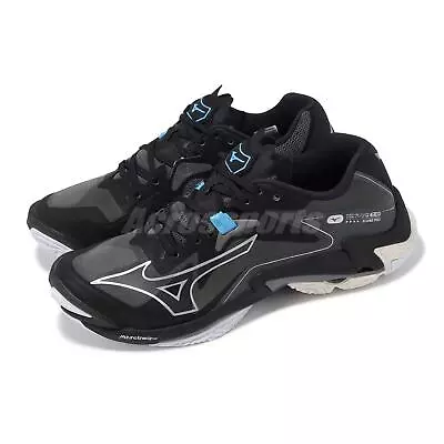 Mizuno Wave Lightning Z8 Black Grey Men Volleyball Sports Shoes V1GA2400-52 • $124.99