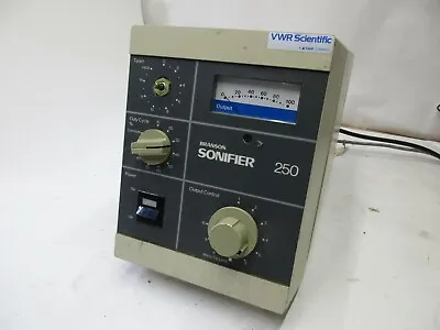$225 • Buy Branson Ultrasonics Sonifier 250 Lab Cell Disruptor Power Supply PARTS T2-E9