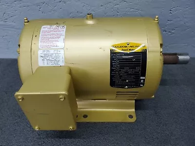 BALDOR Electric Motor EM3211T-8 3 HP 200V 3 Phase 1765 RPM 182T Frame • $199.99