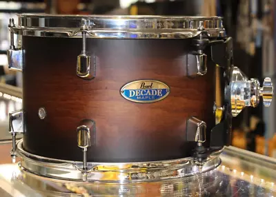 Pearl Decade Maple Tom 12 X 8  Satin Brown Burst •Free Sipping• • $199.99