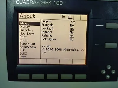 Metronics Inc Quadra-chek 100 V2.06 Digital Readout Interface Quadrachek100 • $2184.60