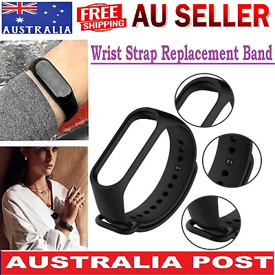 Silicone Wrist Strap Replacement Watchband Compatible With Xiaomi Mi Band 3 4 AU • $7.49