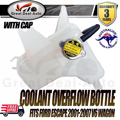 Coolant Tank Overflow Bottle Fit Ford Escape Mazda Tribute Petrol W/Cap 2001-07 • $47.67