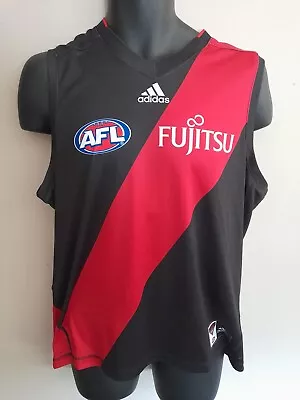 $40 • Buy Dyson Heppell Onfield ADIDAS Essendon Jersey Size L ( NOT PLAYER ISSUE )