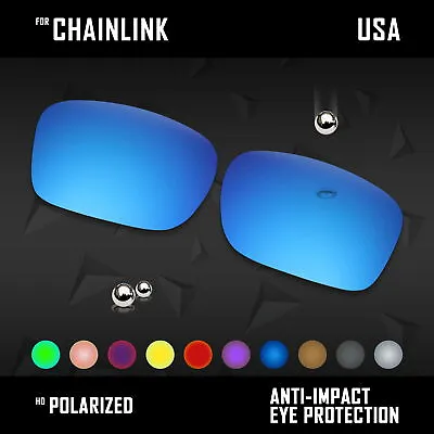 Anti Scratch Polarized Replacement Lenses For-Oakley Chainlink OO9247 Options • £8.39