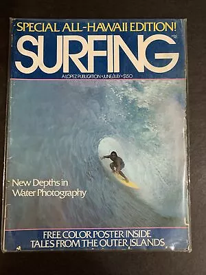 SURFING MAGAZINE * 1978 * JUN/JUL *  W/ POSTER Surfer #SUS-50 • $22.99