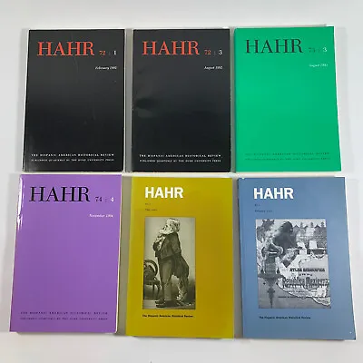 Lot Of 6 HAHR Hispanic American Historical Review Issues From 1992-2002 • $29.95
