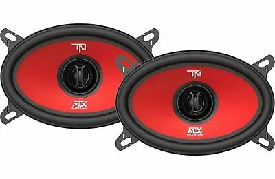 MTX TERMINATOR46 Terminator Coaxial Car Speakers 40W-RMS 80W-MAX 4x6' No Grille • $39.95